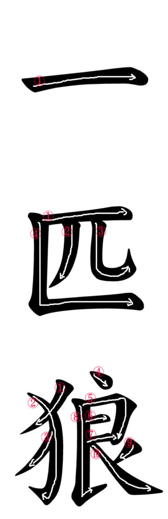 Japanese Word Images For The Word Lone Wolf Japanese Word Characters And Images