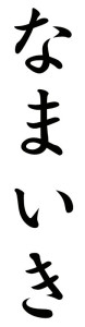 Japanese Word for Audacity