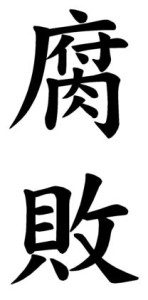 Japanese Word for Corruption