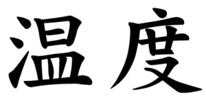 Japamese Word for Temperature