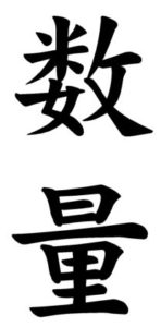 Japanese Word for Quantity