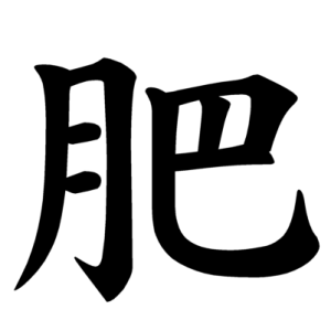 Jouyou Kanji "肥"